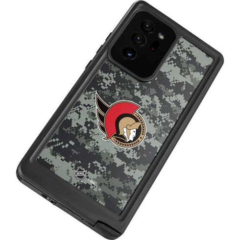 NHL Ottawa Senators Camo Galaxy Note20 Ultra 5G Waterproof Case